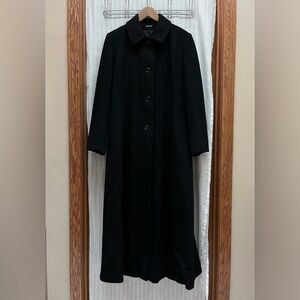 🔆CINZIA TOCCA Elegant Black Long Coat Size around L